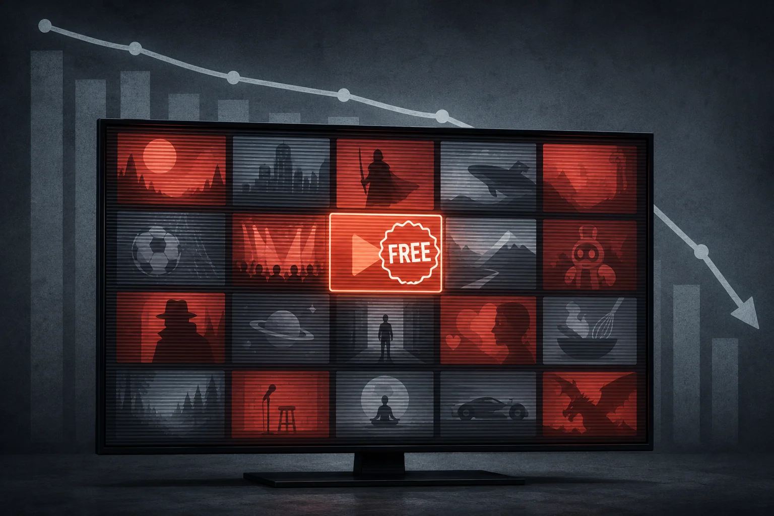 FAST streaming Tubi Pluto TV free ad-supported subscription stall 2026