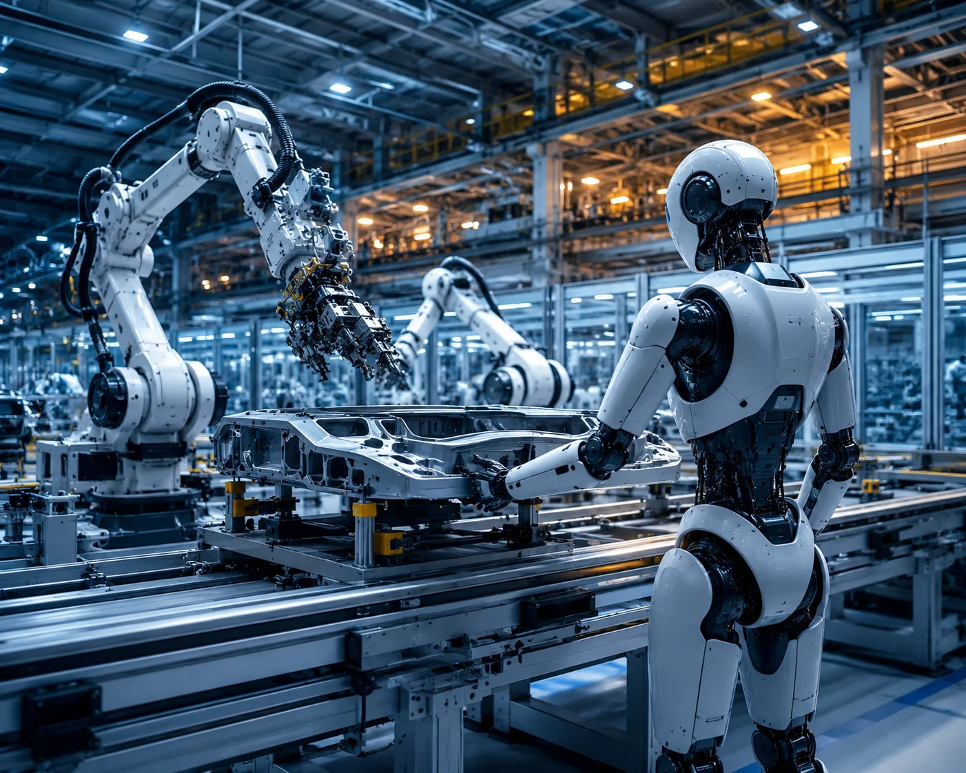 Humanoid robots BMW Amazon warehouse deployment 2026